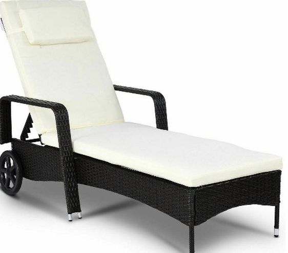 Wicker Patio Pool Lounge Chair