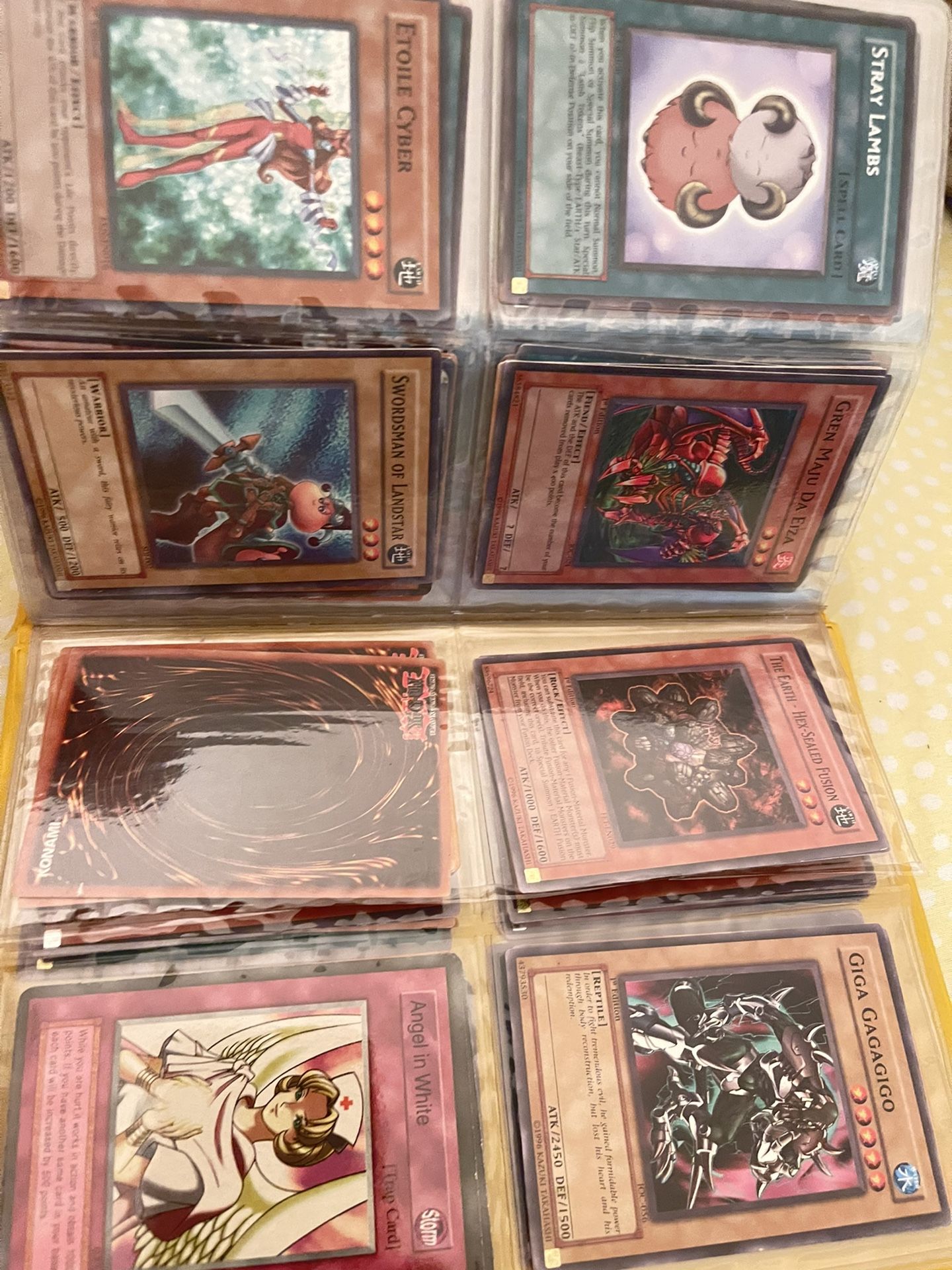 Over 200 Older Yugioh cards Including 1st Editions with Pokmon Binder for  Sale