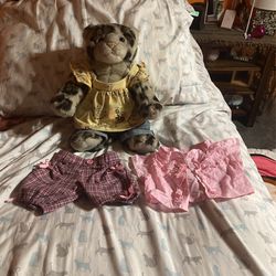 Build A Bear Leopard And Outfit