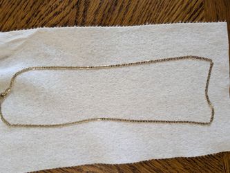 14k Italian gold mariner link chain/necklace