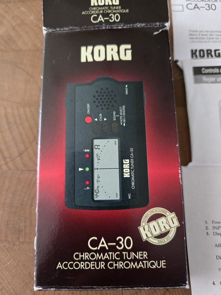 KORG CA-30 Chromatic Tuner, Like New! Low Price
