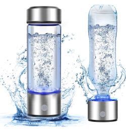 2026 New Hydrogen Water Bottle, 2800PPB in 3Min, SPE PEM Tech, Portable 16OZ, Rechargeable Hydrogen Water Bottle for Travel, Home, Office – Gift for F