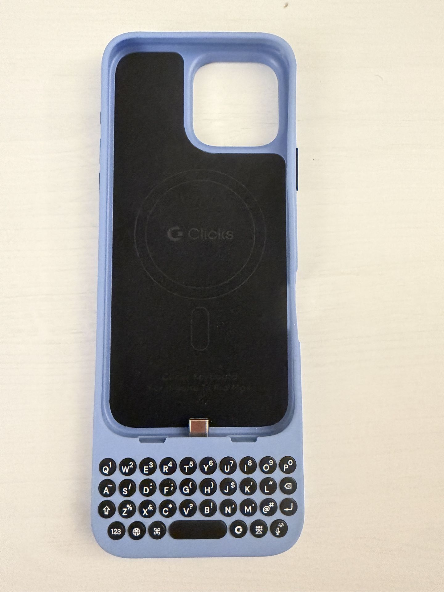 Clicks Keyboard Case For IPHONE 16 PRO MAX BLUE - CASH ONLY - DOWNTOWN LOS ANGELES