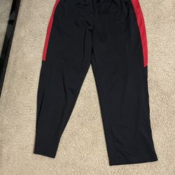 Red And Black Baggy Sweats 
