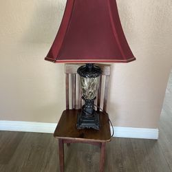 Lamp With Marble Design