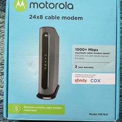 Motorola MB7621 Cable Modem 24x8 1000Mbps