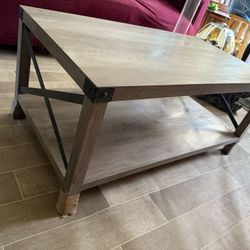 Modern Coffee Table Gray 