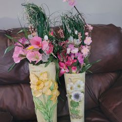 Flower Vases, Both For $25
