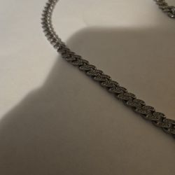 Solid silver chain