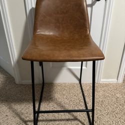 Threshold Faux Leather Counter Height Barstools