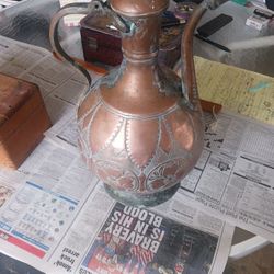 Copper Turkish Coffee Pot 