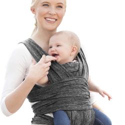 NEW Boppy Comfyfit 3-way Hybrid Baby Carrier UPF 50 Heather Gray 8-35 lbs