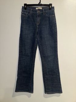 Women’s Sz 6 Vintage Levi’s 512 Bootcut Perfectly Slimming Dark Rinse Se22