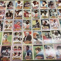 Lot of 50 1980 topps football cards #8
