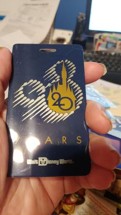 Luggage tags disney 20 years