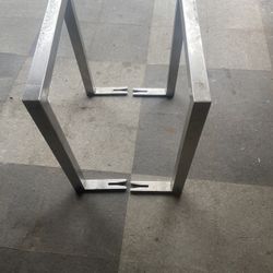 Stainless Table/bench Legs Pair.