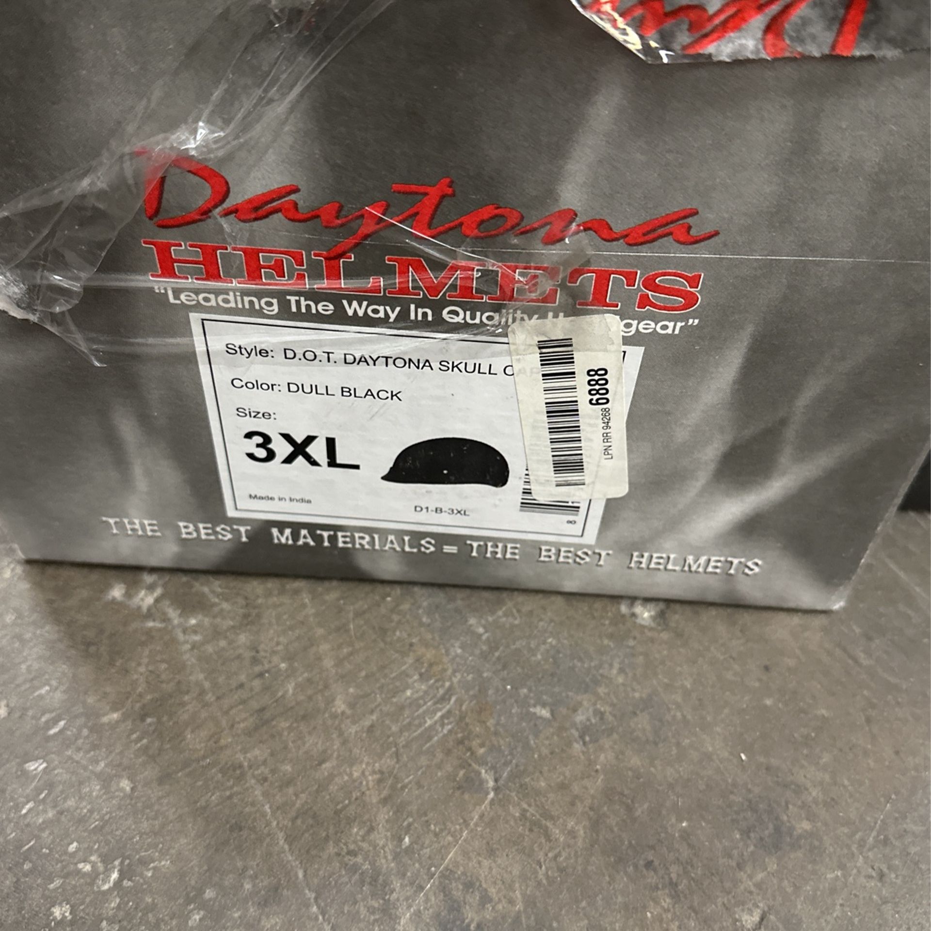 DOT Daytona Skull Cap 3XL