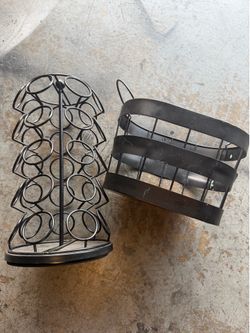 Metal basket and kcup holder