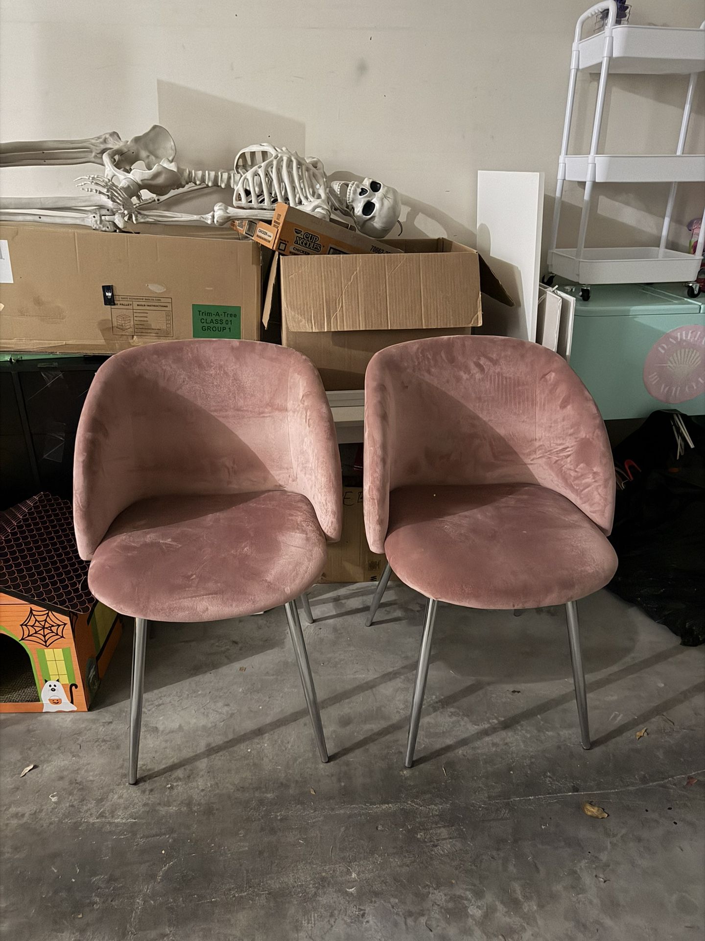 Pink Set Of Chairs