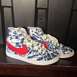 Nike Blazers High Tie Dye Size 6.5y