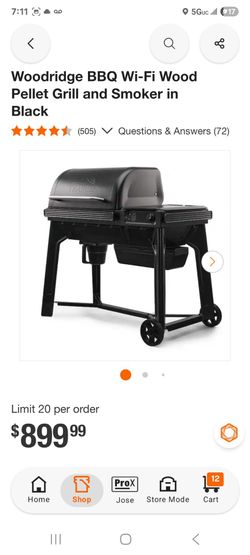 Traeger Woodridge BBQ Wi-Fi Wood Pellet Grill and Smoker