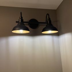 Farmhouse style bathroom vanity light 