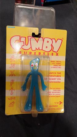 Gumby Superflex Bendable Figure on Card