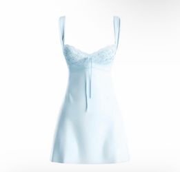 Light Blue Homecoming Dress