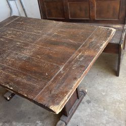 Table and Bench