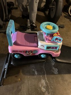 Little Girl Toy Car