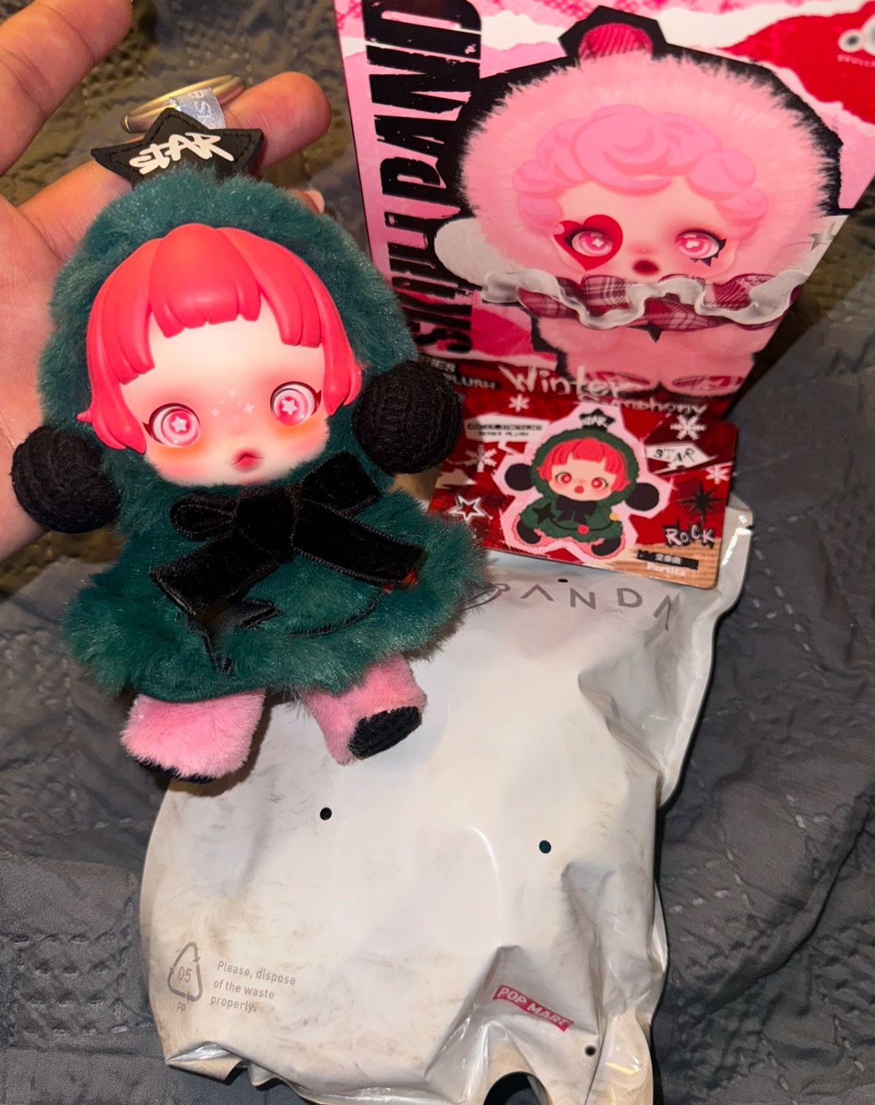 Skull Panda Keychain Pop Mart $35
