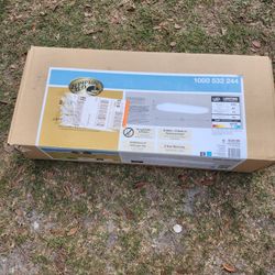 Hampton Bay 24" X 12" Classic White Rectangular LED Light 