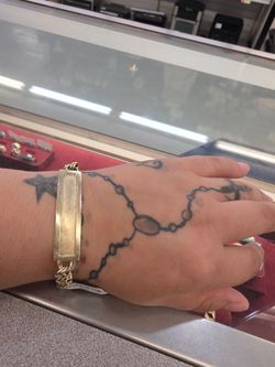 10k cuban chino link braclet