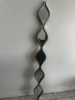 silver-framed teardrop Kirklands 