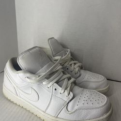 Jordan 1 Low Triple White 2020