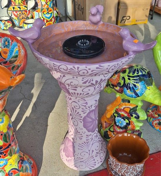 π₯ Talavera Bird Bath π¦β²οΈπ₯
