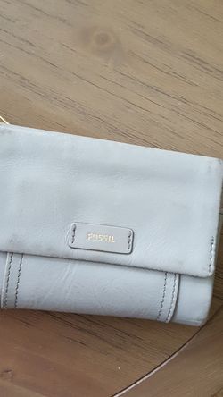 Grey fossil wallet