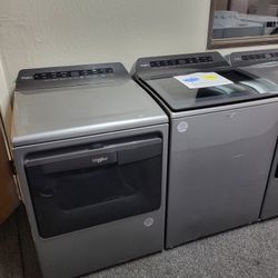 🎄Holiday Moving Sale! 2022 Like New Whirlpool Washer Dryer Electric Set-Warranty Included 