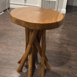 Wood Nightstand 
