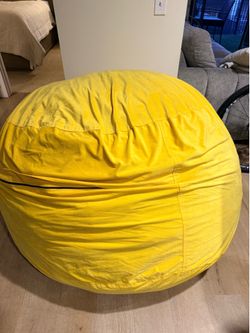 Chill Sack Bean Bag Chair - 5' Giant Memory Foam Lounge Chair with Soft Microfiber Cover – Cozy Furniture for Living Room, Dorm, & Kids' Rooms – Comfo