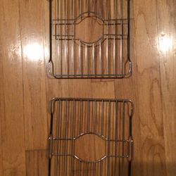 Like New Chrome Finish Sink Protector Grills Measurements In Pics Ea $3