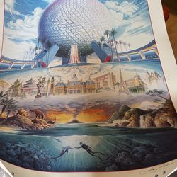 Disney EPCOT Signed And Numbered by Randy Souders