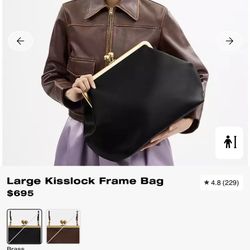 Coach Kisslock large Frame Bag (brand New In Packaging)