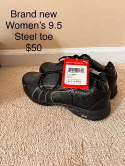 Women’s Steel Toe Shoes Size 9.5