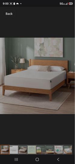 Zinus Full Green Tea Memory Foam Mattress 12 Inch, Pressure-Relieving Comfort & Full-Body Support, Naturally Fresh, Medium Firm Feel, CertiPUR-US &