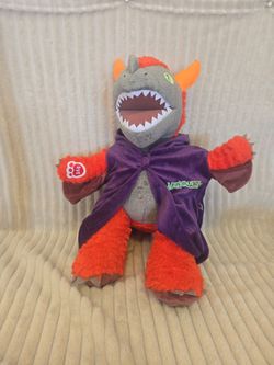 Build A Bear Great Wolf Lodge MagiQuest Charlock Red Dragon Plush Cape Loop Sound