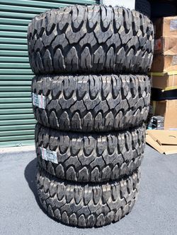 (4) 33x12.50R22 Patagonia M/T Milestar
