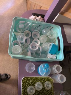 Baby bottles phillips avent with boone grass