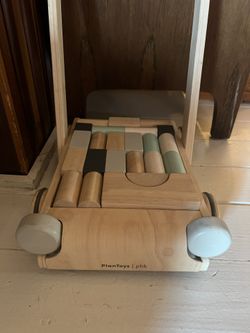 Toddler Walker And Blocks