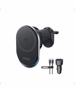 Anker Prime MagSafe Car Mount Charger, Qi2 25W Certified Wireless Car Charger with AirCool, Strong Magnets, Air Vent Mount for iPhone 17-12 Series